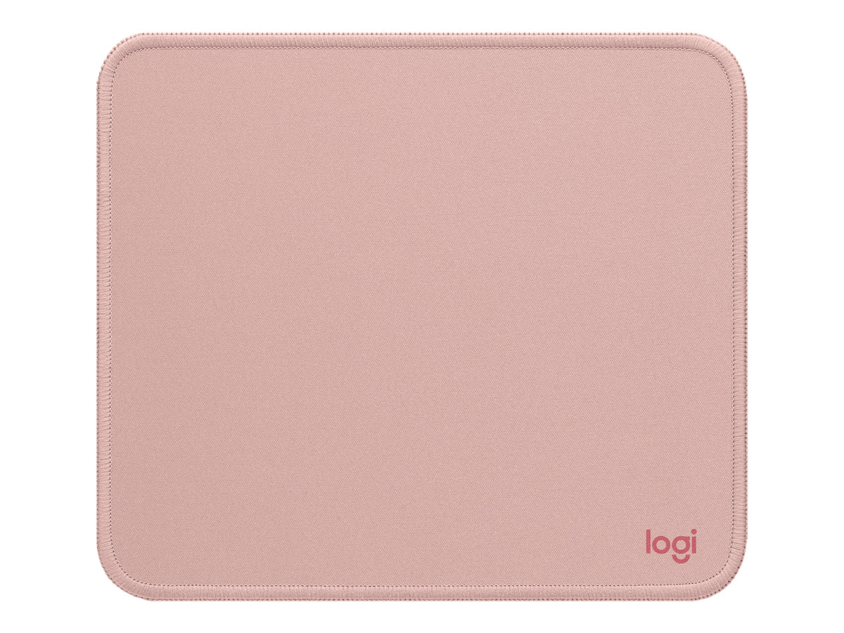 Logitech Studio Series - Alfombrilla de ratón - base de goma antideslizante, fácil deslizamiento, superficie resistente a salpicaduras - rosa oscuro