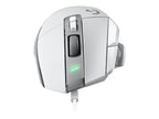 Logitech G502 X Wired Gaming Mouse - LIGHTFORCE hybrid optical-mechanical primary switches, HERO 25K gaming sensor, compatible with PC - macOS/Windows - White - Ratón - óptico - cableado - USB - blanco