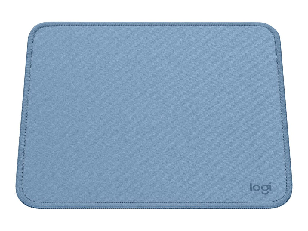 Logitech Studio Series - Alfombrilla de ratón - base de goma antideslizante, fácil deslizamiento, superficie resistente a salpicaduras - gris azulado