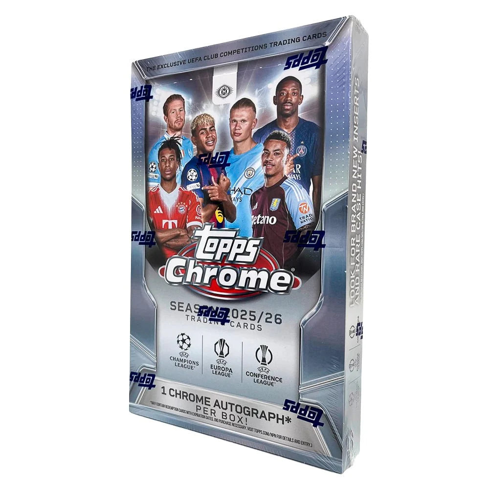 TOPPS CHROME CAJA  HOBBY UCC2025X2026