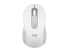 Logitech Signature M650 L - Ratón - tamaño grande - óptico - 5 botones - inalámbrico - Bluetooth, 2.4 GHz - receptor de USB Logitech Logi Bolt - blanco hueso