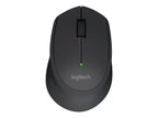 Logitech M280 - Ratón - diestro - óptico - 3 botones - inalámbrico - 2.4 GHz - receptor inalámbrico USB - negro