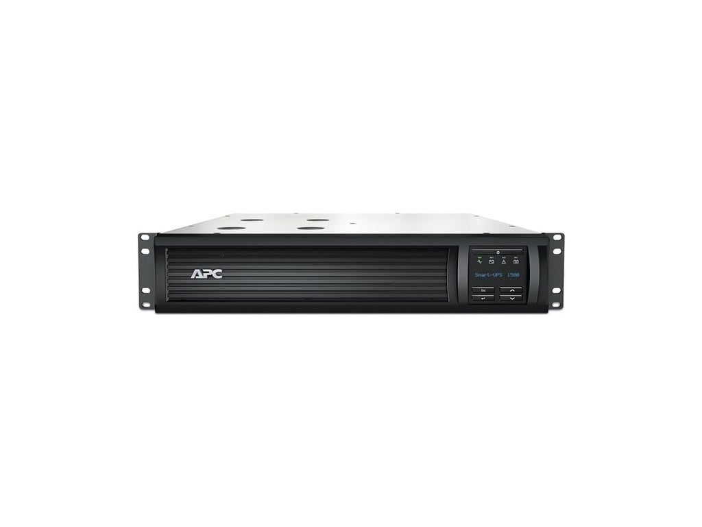 APC Smart-UPS SMT1500RM2UC - UPS (montaje en bastidor) - CA 120 V - 1 kW - 1440 VA - 1 x baterías - serial, USB - conectores de salida: 6 - 2U - negro - con APC SmartConnect - para P/N: SCL500RM1UC, SCL500RM1UNC, SMTL1000RM2UC, SMTL750RM2UC, SMX2000LVNCUS