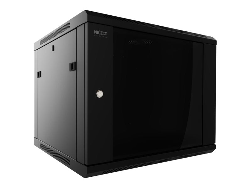 Nexxt Solutions - Rack armario - instalable en pared - RAL 9005, negro barniz - 15U - 19"