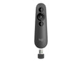 Logitech R500 - Control remoto para presentaciones - 3 botones - grafito