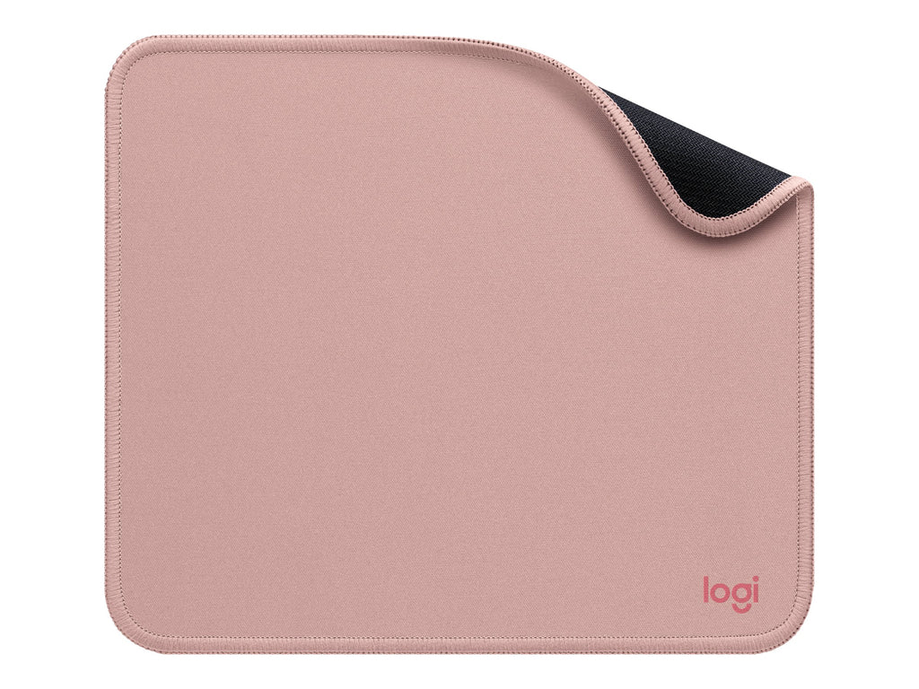 Logitech Studio Series - Alfombrilla de ratón - base de goma antideslizante, fácil deslizamiento, superficie resistente a salpicaduras - rosa oscuro