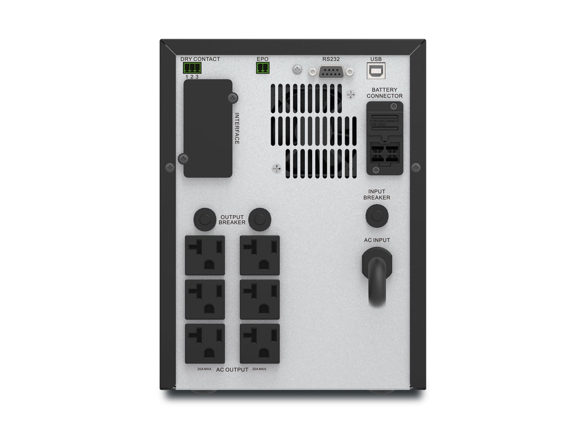 APC Easy UPS SMV SMV2000CA - UPS - CA 120 V - 1400 vatios - 2000 VA - RS-232, USB - conectores de salida: 6