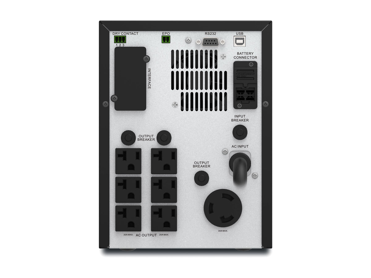 APC Easy UPS SMV SMV3000CA - UPS - CA 120 V - 2100 vatios - 3000 VA - RS-232, USB - conectores de salida: 7
