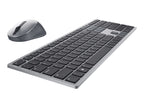 Dell Pro Plus Keyboard and Mouse KM7321W - Juego de teclado y ratón - inalámbrico - 2.4 GHz, Bluetooth 5.0 - QWERTY - español - gris titanio - con 3 años de garantía básica en el hardware