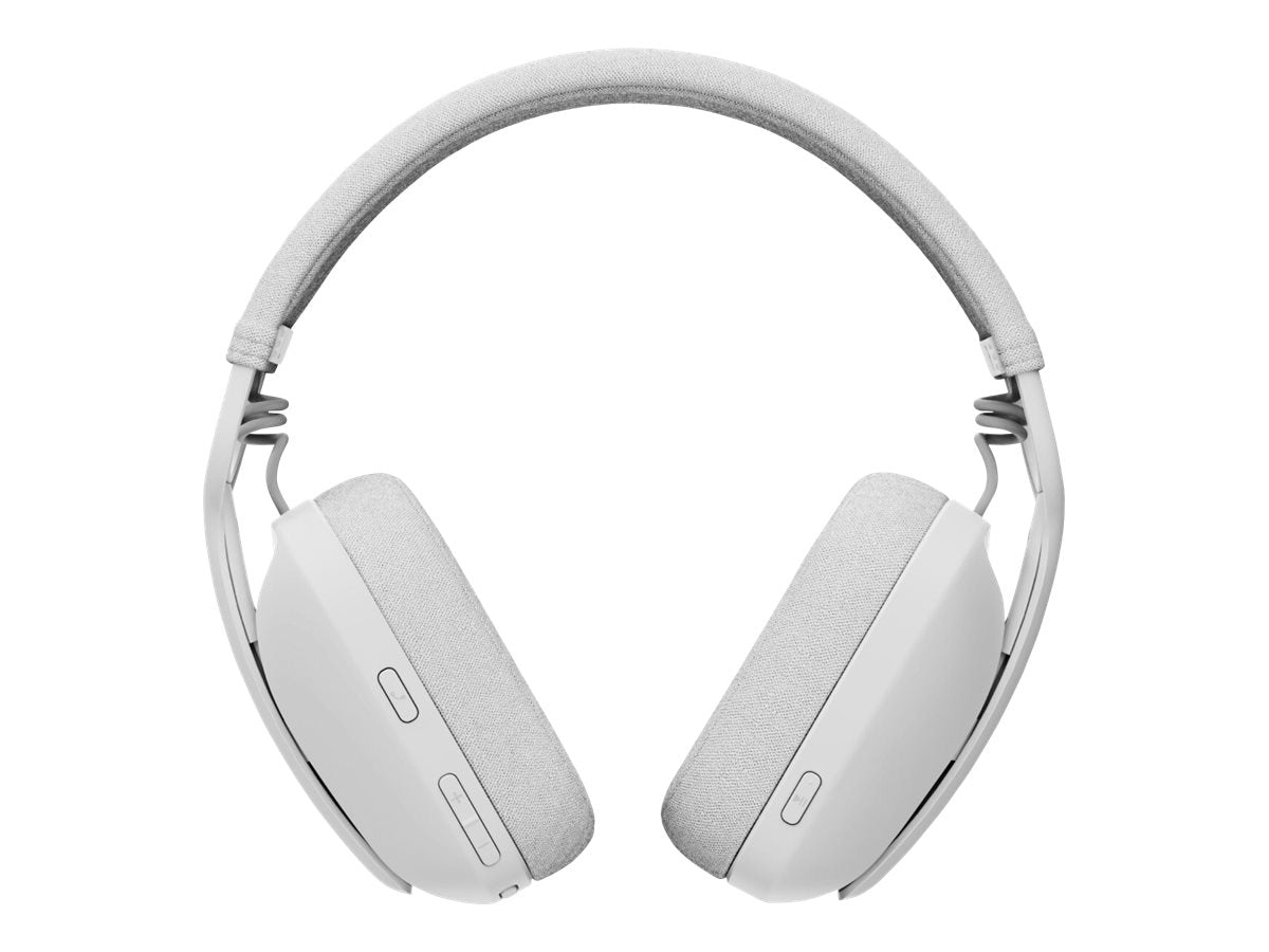 Logitech Zone Vibe 100 - Auricular - tamaño completo - Bluetooth - inalámbrico - blanco hueso