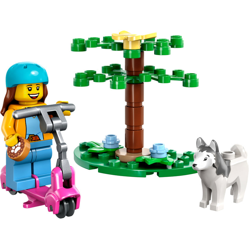LEGO 30639 - Parque para Perros y Patinete