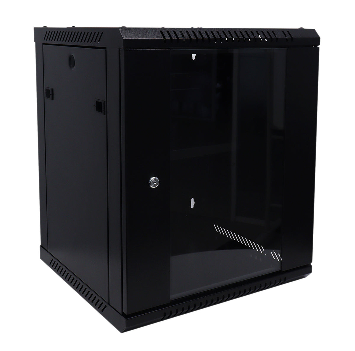 UNIVIEW 9U ASSEMBLED CABINET, CONSTRUCTED WITH SPCC STEEL FOR LONG-LASTING PROTECTION, SUPPORTS QUICK-RELEASE SIDE DOORS