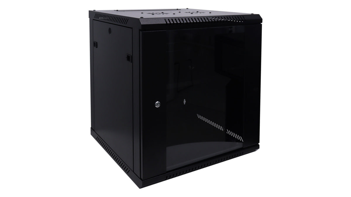 UNIVIEW 12U ASSEMBLED CABINET, CONSTRUCTED WITH SPCC STEEL FOR LONG-LASTING PROTECTION, SUPPORTS QUICK-RELEASE SIDE DOORS
