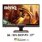 BENQ MOBIUZ GAMING MONITOR EX2780Q LED 27"