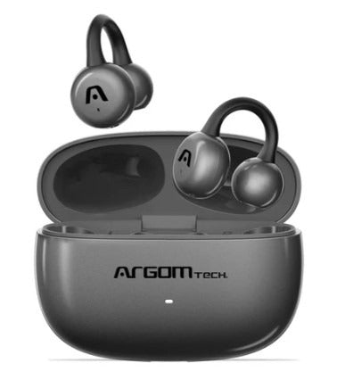 SKEIPODS E40- OPEN-EAR Clip-On Design for Total Awareness - ENC Noise Canceling- 2C FAST Charging - 25H Battery Life - Sport-Ready: IPX4 Water Resistant - Secure & Comfortable: Ultra-Soft Silicone Hoo
