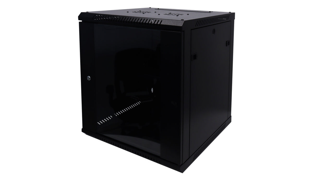 UNIVIEW 12U ASSEMBLED CABINET, CONSTRUCTED WITH SPCC STEEL FOR LONG-LASTING PROTECTION, SUPPORTS QUICK-RELEASE SIDE DOORS