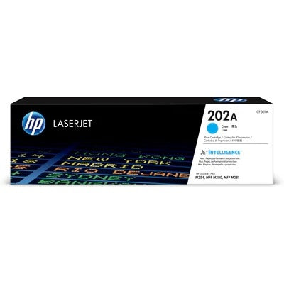 HP 202A Cyan Original LaserJet Toner Cartridge
