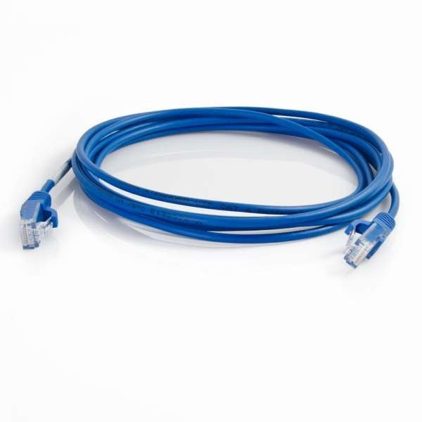 PATCH CORD RD CAT6 10FT COLOR AZUL AWG 28 DIAMETRO REDUCIDO