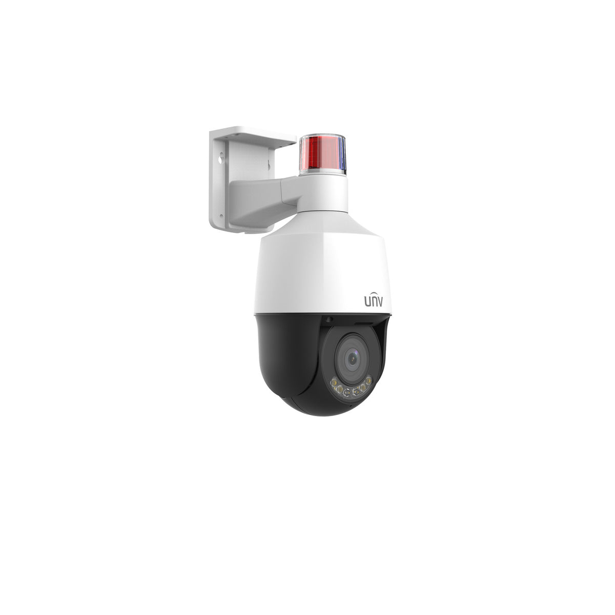 UNIVIEW IP 4MP MINI PTZ 5X CAMERA COLORHUNTER WISE-ISP ACTIVE DETERRENCE TWO-WAY AUDIO SD WDR IP66
