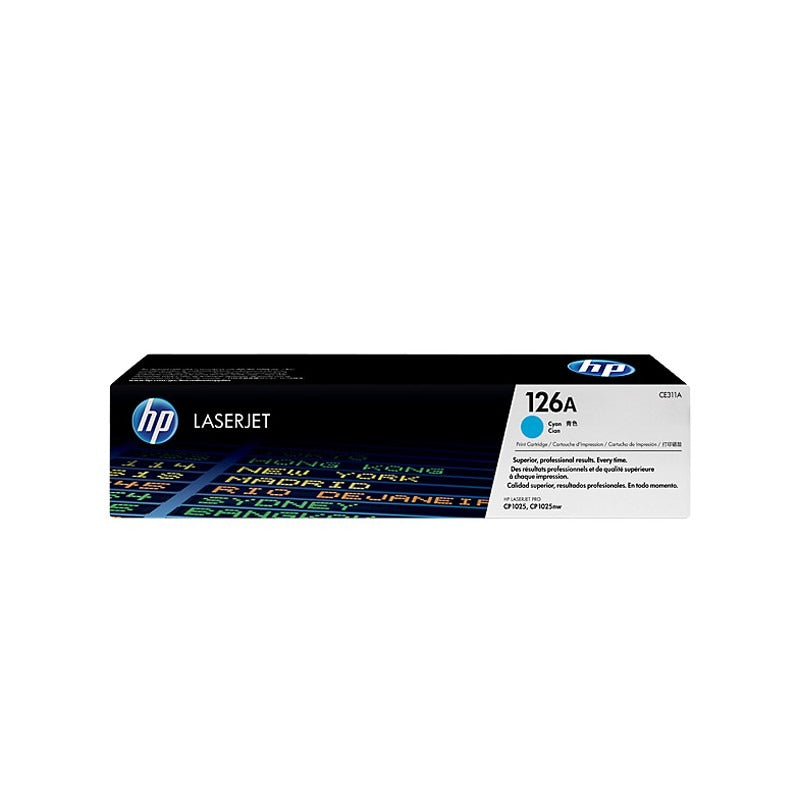 HP 126A Cyan Original LaserJet Toner Cartridge