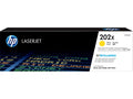 HP 202X High Yield Yellow Original LaserJet Toner Cartridge