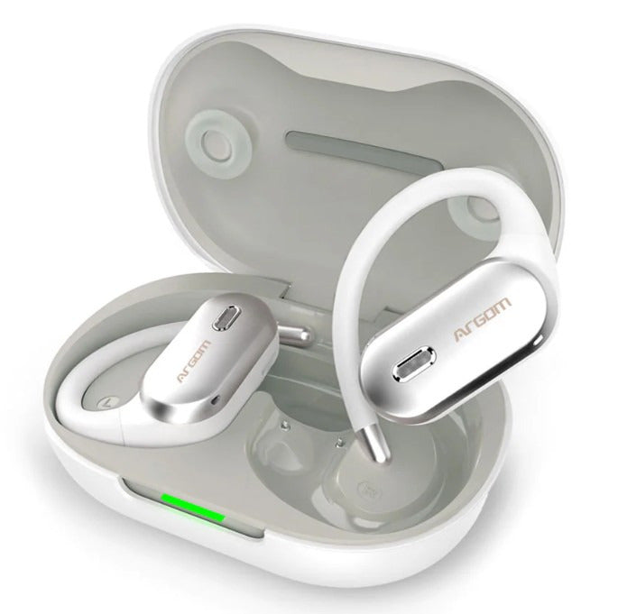 SKEIPODS E90- OPEN-EAR Design for Total Awareness - ENC Noise Canceling- 2C FAST Charging - 28H Battery Life - Sport-Ready: IPX5 Water Resistant - Secure & Comfortable: Ultra-Soft Silicone Hooks - Typ