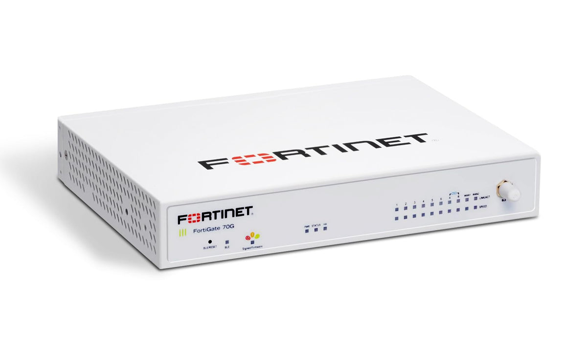 FORTIGATE-70G HARDWARE PLUS 1 YEAR FORTICARE PREMIUM AND FORTIGUARD UNIFIED THREAT PROTECTION (UTP)