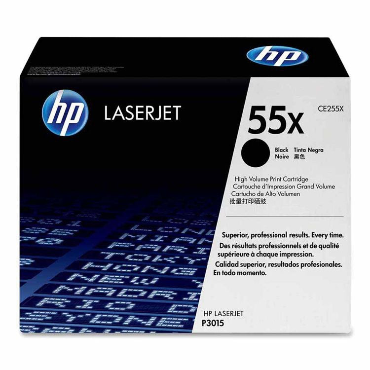 HP 55X High Yield Black Original LaserJet Toner Cartridge