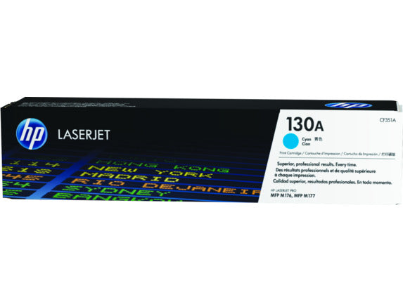 HP 130A Cyan Original LaserJet Toner Cartridge