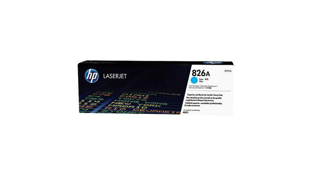 HP 826A Cyan Original LaserJet Toner Cartridge
