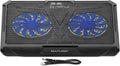 BASE COOLER PARA NOTEBOOK CON 2 VENTILADORES - 9 NIVELES DE ALTURA