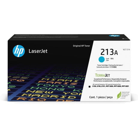 HP 213A CYAN ORIGINAL LASERJET TONER CARTRIDGE