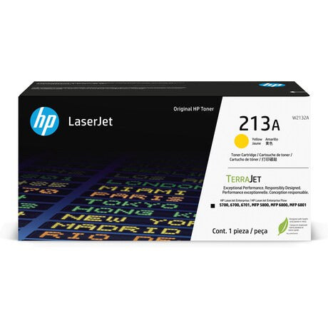 HP 213A YELLOW  ORIGINAL LASERJET TONER CARTRIDGE