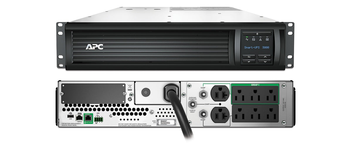 APC Smart-UPS 3000VA LCD RM 2U 120V with SmartConnect