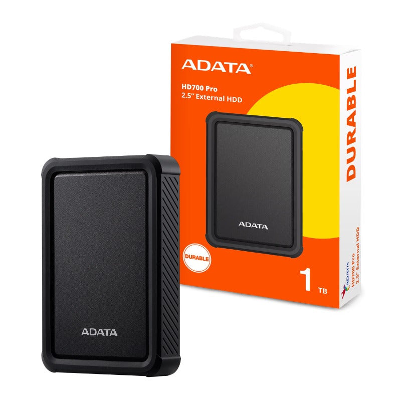 Adata disco duro externo portátil de 1 TB - MIL-STD-810G e IP64 - Garantía 3 Años