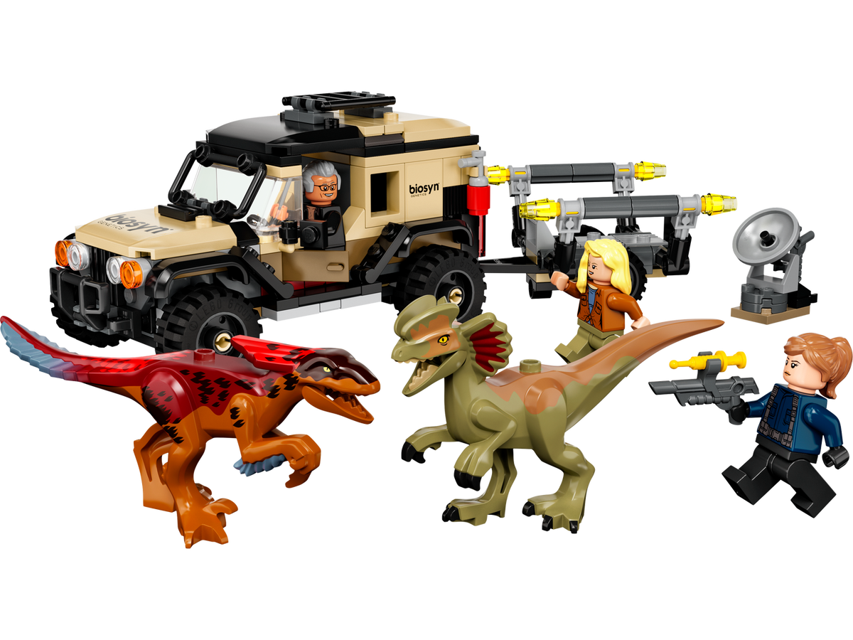 LEGO Jurassic World 76951 - Transporte de Pyroraptor y Dilophosaurus Jurasssic World