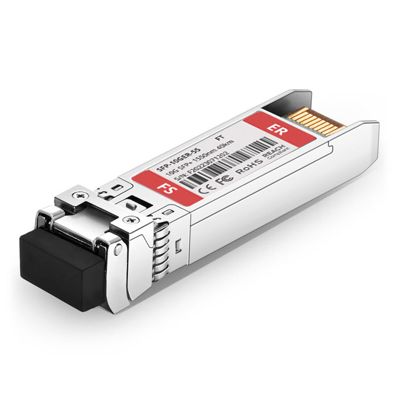 10 GE SFP+ TRANSCEIVER MODULE, LONG RANGE 10KM, LC CONNECTOR, SMF, 1310NM, 0°C TO 85°C, FOR SYSTEMS WITH SFP+ SLOTS