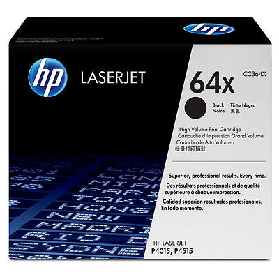 HP 64X High Yield Black Original LaserJet Toner Cartridge