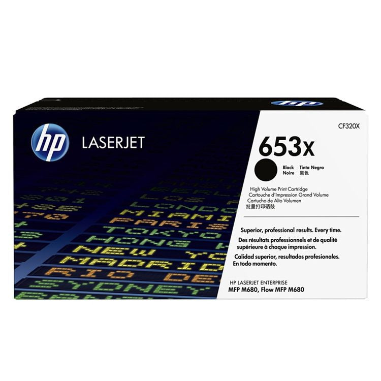 HP 653X High Yield Black Original LaserJet Toner Cartridge