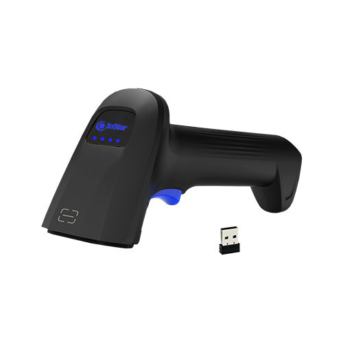 ESCANER INALAMBRICO DE CODIGO DE BARRAS 2D BLUETOOTH Y RECEPTOR USB- RES. 640 X 480