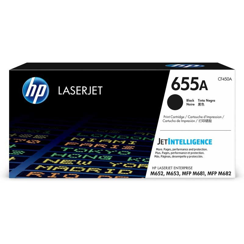 HP 655A Black Laser Jet Toner Cartridge