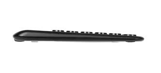 TARGUS TECLADO ANTIMICROBIANO BLUETOOTH MULTIDISPOSITIVO CON BASE PARA TABLETA/TELÉFONO, NEGRO