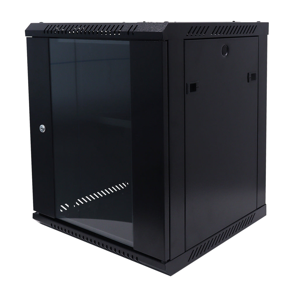 UNIVIEW 9U ASSEMBLED CABINET, CONSTRUCTED WITH SPCC STEEL FOR LONG-LASTING PROTECTION, SUPPORTS QUICK-RELEASE SIDE DOORS