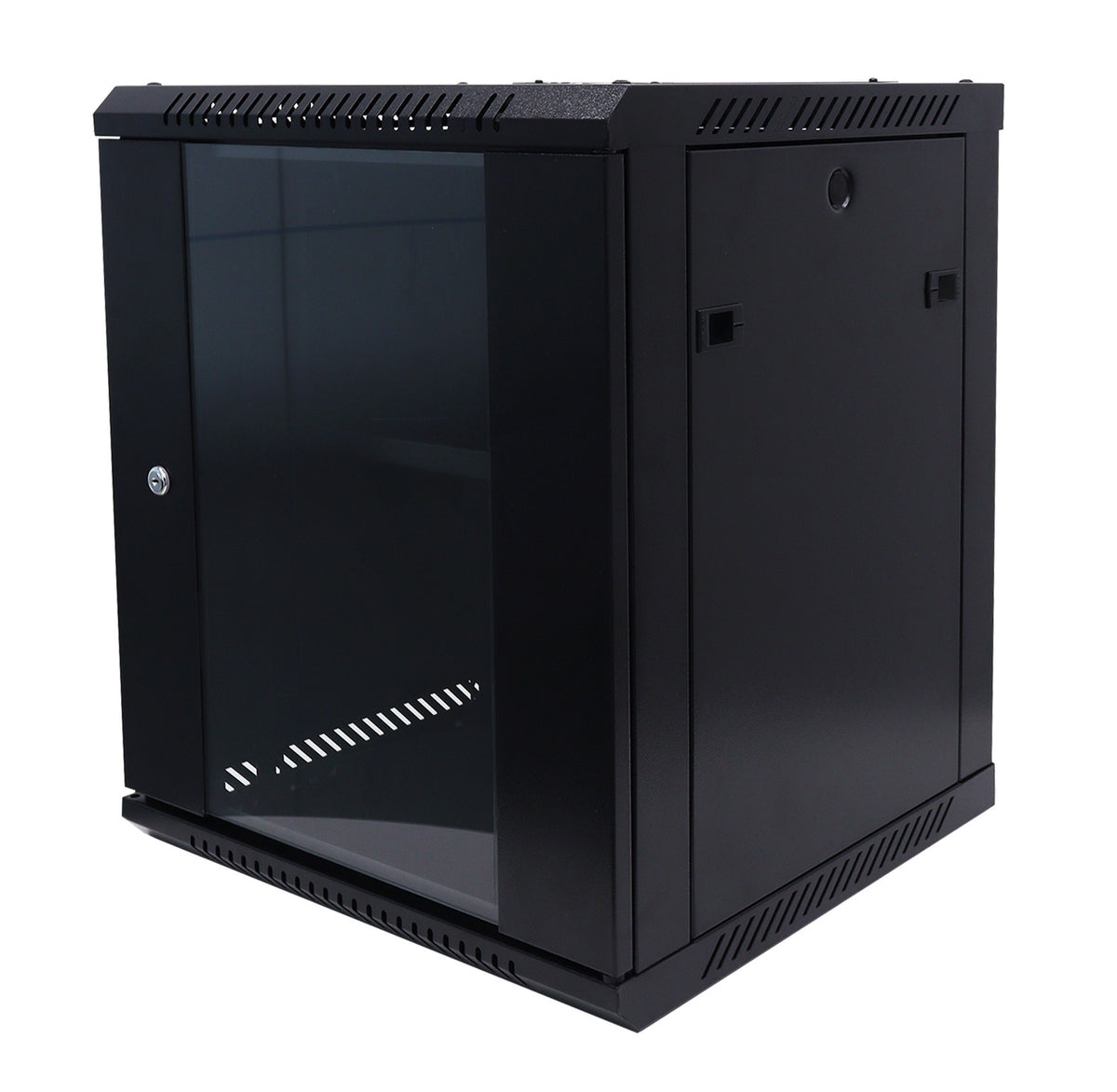 UNIVIEW 9U ASSEMBLED CABINET, CONSTRUCTED WITH SPCC STEEL FOR LONG-LASTING PROTECTION, SUPPORTS QUICK-RELEASE SIDE DOORS