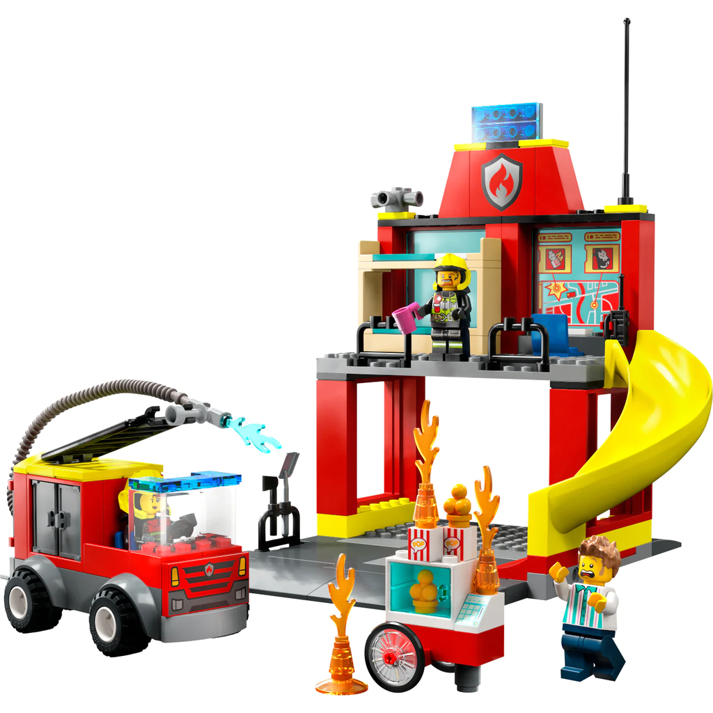 LEGO City 60375 - Fire Station And Fire Truck