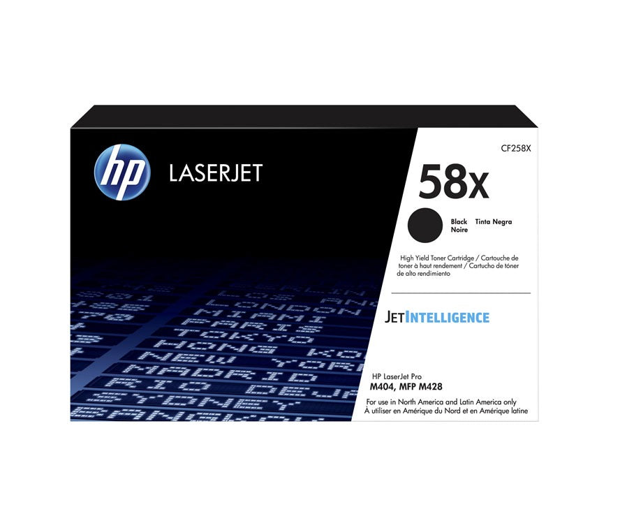 HP 58X Black LaserJet Toner Cartridge