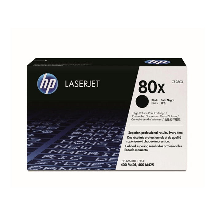 TÓNER HP 80X NEGRO ALTO RENDIMIENTO LASERJET ORIGINAL