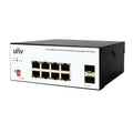 UNIVIEW HARSH POE SWITCH 8 PORT 10/100 + 2 SFP SLOT 1000 MBSP 120W