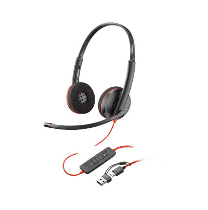 HP POLY BLACKWIRE 3220 STEREO USB-C HEADSET