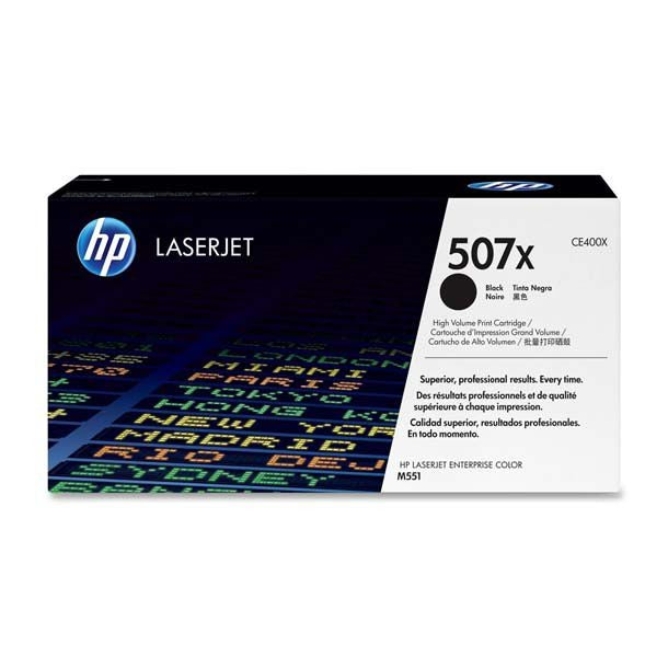 HP 507X High Yield Black Original LaserJet Toner Cartridge